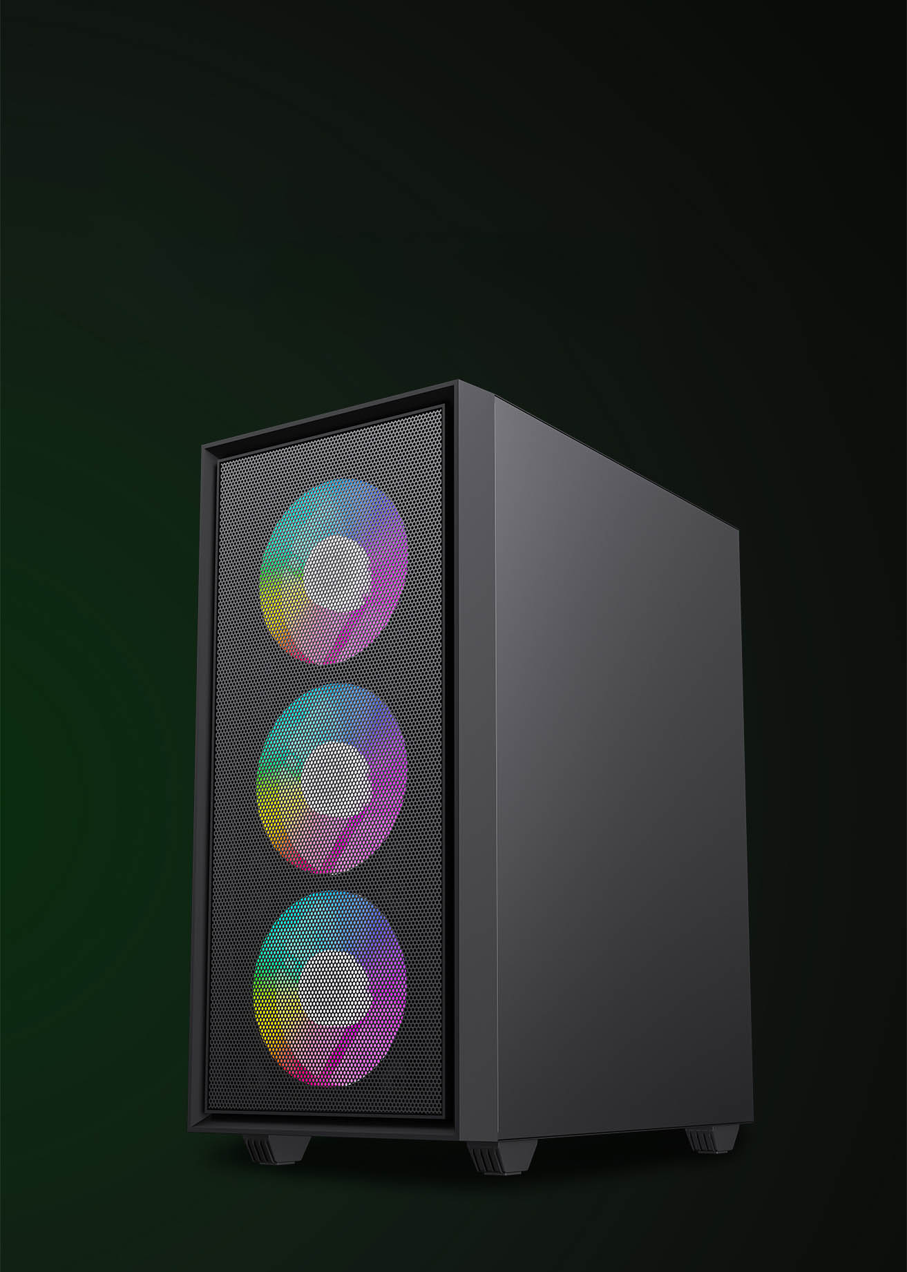 GAMEMAX Storm WH Black Micro-ATX Gaming Case